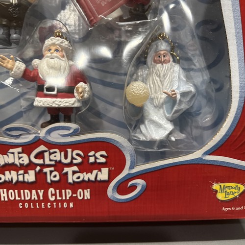Santa Claus Is Coming To Town Holiday Clip-On Collection NEW IN BOX - Picture 8 of 17