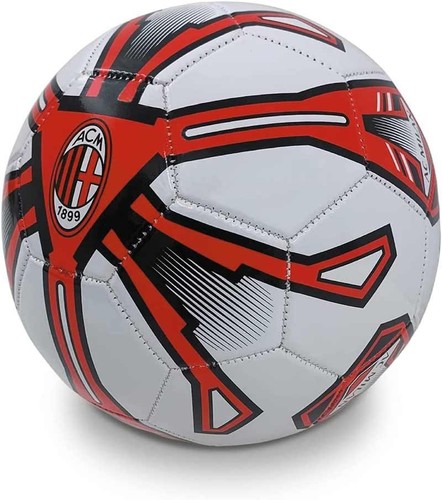 Pallone Ufficiale Milan Ac Misura 5  In Cuoio Mondo 13449 - Foto 2 di 2
