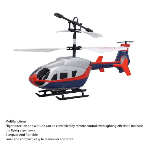 Helicóptero RC a prueba de caídas recargable mini helicóptero RC para jardín - Imagen 10 de 12
