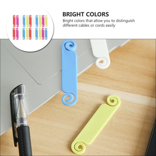 50 Pcs Wire Identification Colored Labels for Wires Writeable Cable - Afbeelding 11 van 12
