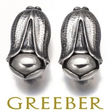 George Jensen Earrings Heritage 2007 Silver 925 BLJ  ly