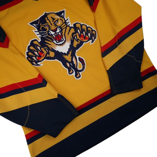 Vintage Starter Florida Panthers Rare Yellow Hockey Jersey - Bild 3 von 9