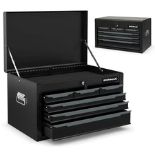 24" Tool Chest Case Steel Tool Box w/ 6 Drawers Top Storage Automatic Lock