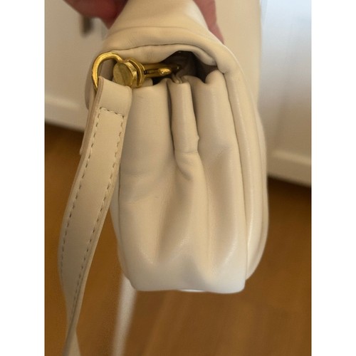 COACH Pillow Tabby Leather Purse in Cream Tan Shoulder Bag Off White Crossbody - Picture 11 of 14