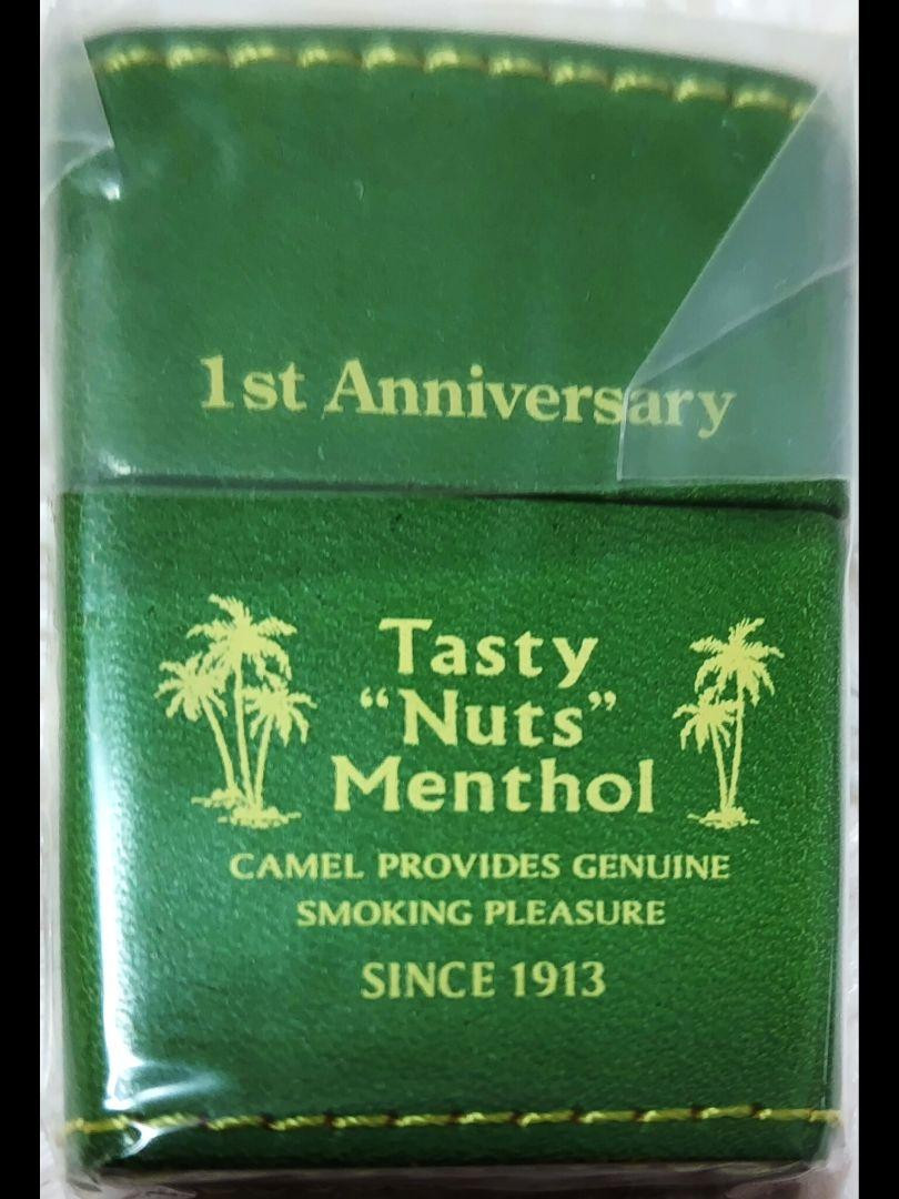 ZIPPO NUTTY MENTHOL キャメル1st anniversary ZIPPO NUTTY MENTHOL キャメル1st anniversary ZIPPO NUTTY