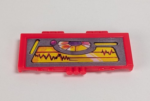Vintage 1990 TMNT Ninja Turtles Technodrome Red Computer Screen Console part