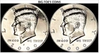 2000 P&D  KENNEDY HALF DOLLARS, VERY BEAUTIFUL COINS, FAST SHIPPING