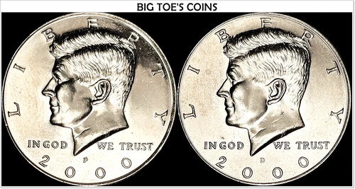 2000 P&D  KENNEDY HALF DOLLARS, VERY BEAUTIFUL COINS, FAST SHIPPING