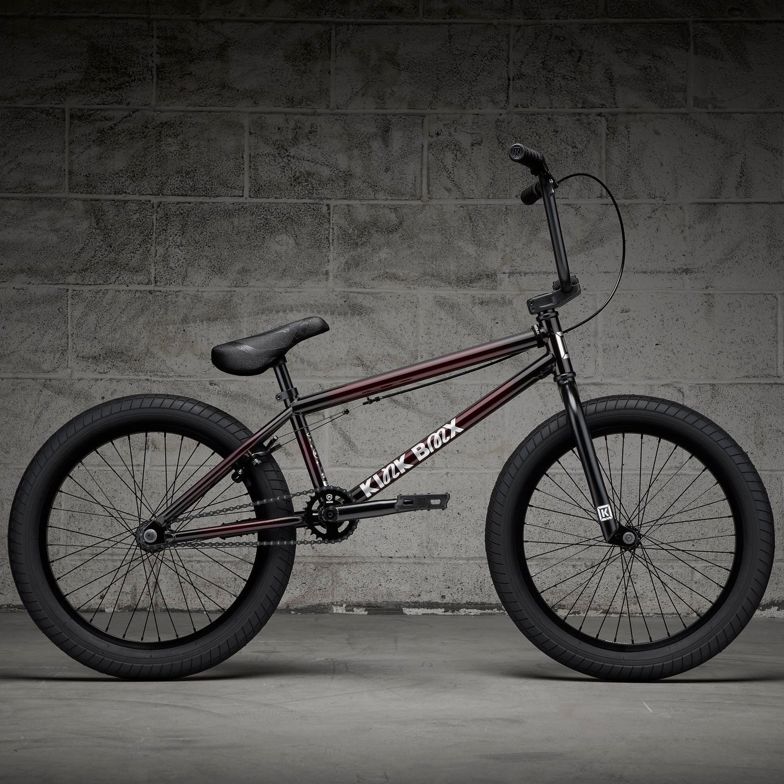 With 20 In Top Tube Black Cherry
