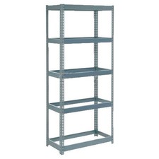 Boltless Extra Heavy Duty Shelving 36"W x 12"D x 72"H 5 Shelves No Deck