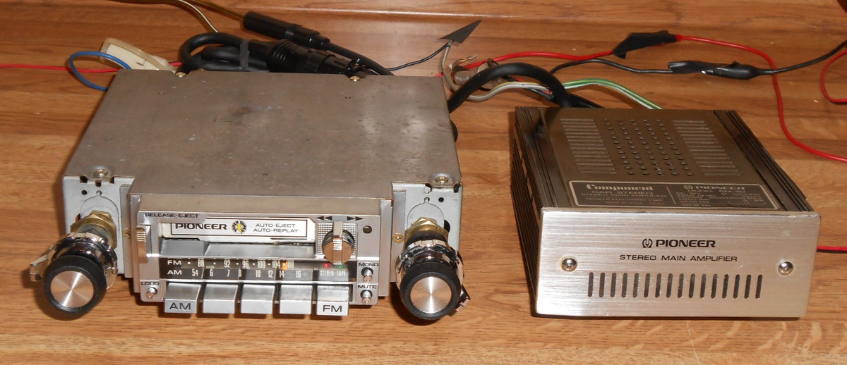 Pioneer KPX-9000 SUPER TUNER AM/FM Cass & GM-40 Car Stereo Main