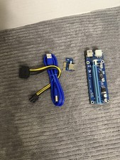 Ver006 Pci-e Riser Extender Card Usb 3.0 Easy to Use Pci-e 1x to 16x Gpu Express