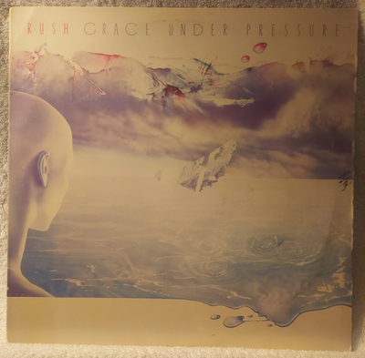 #ad Rush Grace Under Pressure 1984 Vinyl LP Mercury 818 476 1 FREE SHIPPING VG VG $21.49
