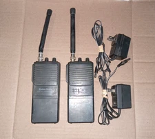 Used Pair / Set of 2 Radio Shack Model BTX-123 Handheld Radios W/ Antennas