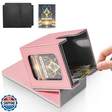 Jaffzora Deck Box for MTG Commander, Magnetic Card Display Case, TCG Card Sto