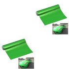 2 stücke 6 x 60 zoll Auto satin plattiert vinyl film wrap aufkleber blatt