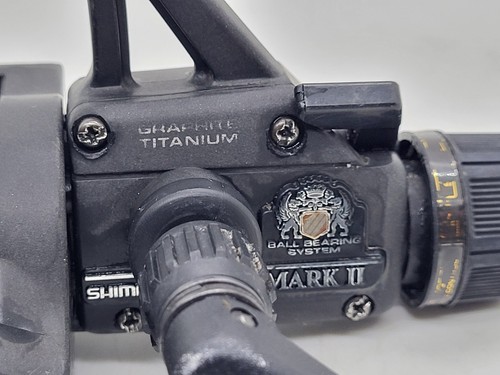 Mulinello Shimano Mark II, Open Face Spinning, Trascinamento Posteriore, Bilanciato, Liscio EX Cond - Foto 4 di 17
