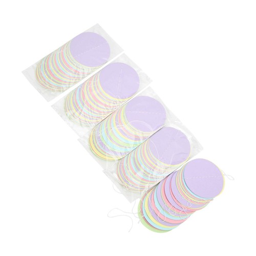 5Pcs Colorful Pastel Dots Paper Garland Circle Hanging Streamers for Party Decor - Picture 14 of 16