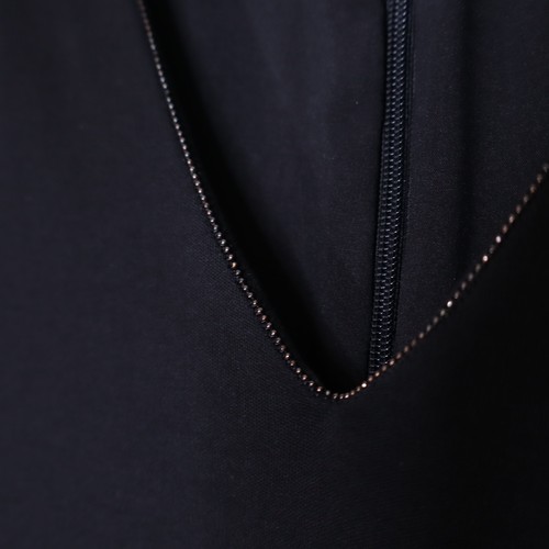 FABIANA FILIPPI Bead-Embellished Sleeveless Dress Black Jersey Knit Women's XL - Picture 5 of 10