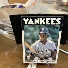 Rickey Henderson 1986 Topps #500 - New York Yankees