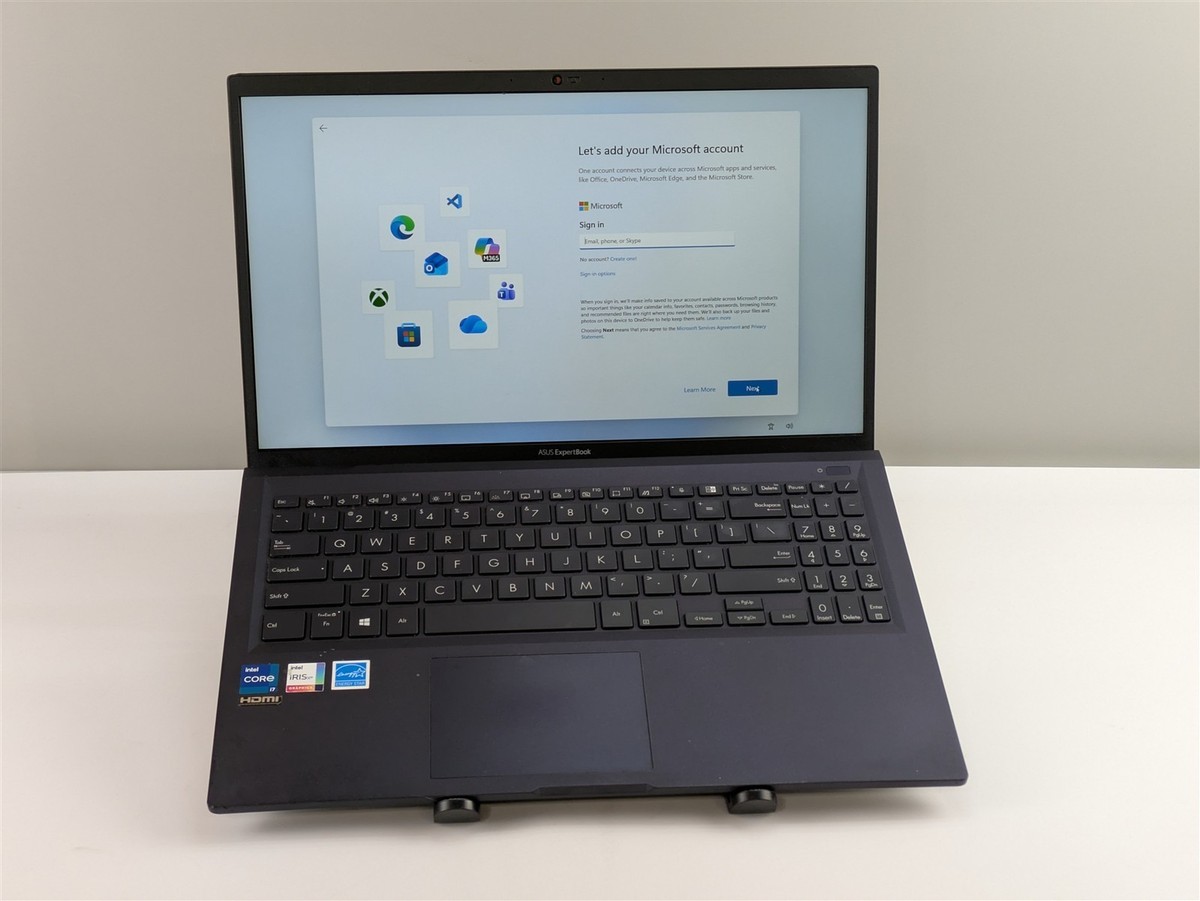 ASUS ExpertBook B1、i7-1165G7、512GB SSD Asus ExpertBook B1 B1500 i7-1165G7 16GB RAM 512GB SSD 15.6