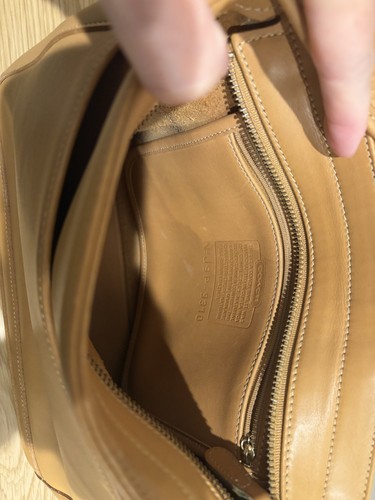 Vintage Coach Bleecker Pocket Zip 9310 in Camel - Bild 14 von 20