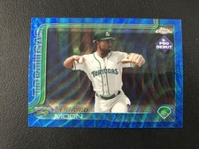 2025 Topps Pro Debut #PDC-124 Bernard Moon Chrome Blue Wave Refractor /150