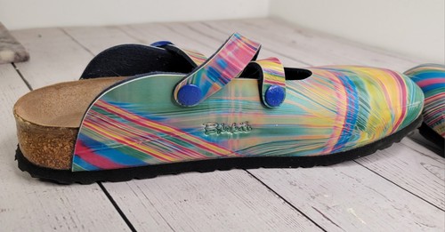 Zuecos BIRKI'S Birkenstock Dorian cuero multicolor Mary Jane talla 40 EE. UU. 9 - Imagen 10 de 11