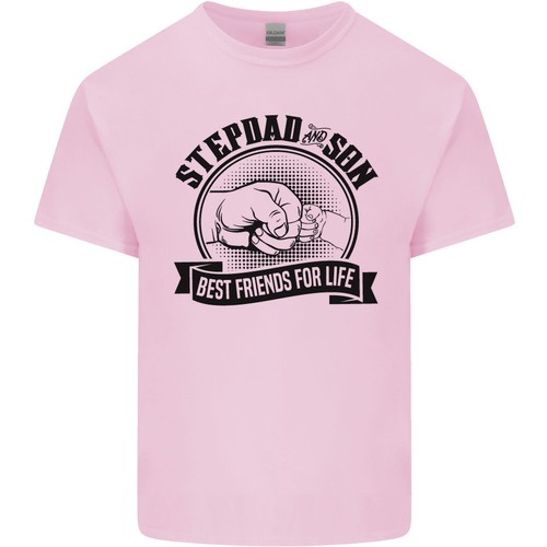 Stepdad & Sohn Beste Freunde Vatertag Herren Leichte Baumwolle T-Shirt - Bild 10 von 29