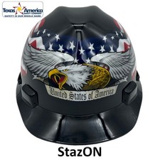 MSA Freedom Series Cap Style Hard Hat StazON Suspension - American Pride USA