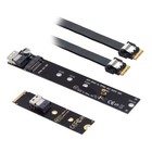 Câble D'Extension NGFF M.2 NVME M-Key SSD Mâle Vers  40 cm avec Adap3161