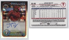 2024 Topps Chrome Logofractor Edition MLB Refractor Johan Rojas Rookie Auto RC