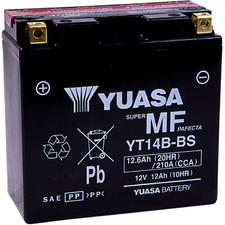 YUASA No Maintenance Battery with Acid YT14BBS YUAM624B4