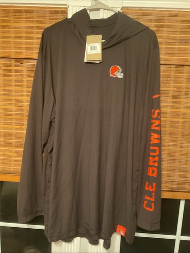 Nike Cleveland Browns Lightweight Long Sleeve Hoodie Men’s XXL NWT NFL $70 - Picture 1 of 2