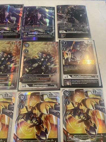 HoverEspimon Alt Art Diaboromon Gankoomon Black Deck Digimon Lordknightmon Ace - Picture 7 of 7