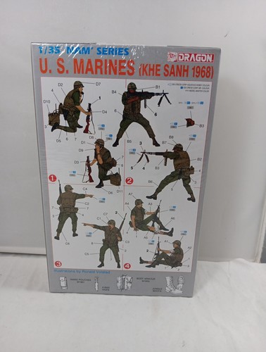 New Dragon U.S. Marines (KHE SANH 1968) Nam Series 1/35 Sealed Model Kit - Bild 4 von 6