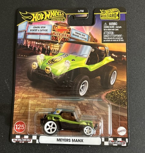 2024 Hot Wheels Premium Boulevard Meyers Manx #125 Mattel Real Riders New!
