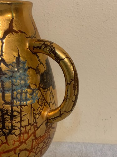 Vintage MCM Elbee "Lava Glaze" Italian Art Pottery Pitcher (#30 of 187) - Picture 9 of 13