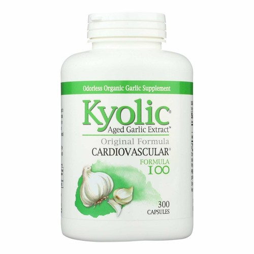 Kyolic Aged Garlic Extract Cardiovascular Original Formula I00 Capsules 300 ct