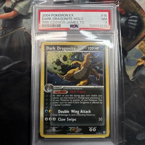 Dark Dragonite 15/109 Pokémon Team Rocket Returns HOLO Graded PSA 7