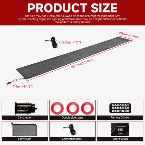 DIY Truck Specific Devil LED Eyes Screen Light Dynamic Lamp For Mercedes Benz - Foto 2 di 15