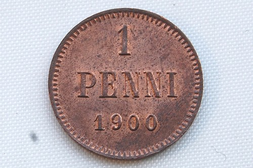Finland Russia 1 Pennia 1900 UNC Condition !!! - Picture 1 of 2