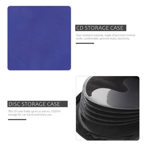 De Rangement Pour Disque CD Voyage Voiture Organisateur Support Boîtier Dvd - Afbeelding 10 van 10