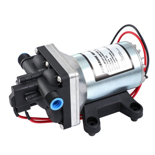 12V RV Water Pump Self-Priming Diaphragm Water Pump with Pressure Switch Filter - Picture 10 of 13
