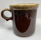 Vintage McCoy Pottery USA 1412  Brown Drip Glaze Coffee Mug Cup