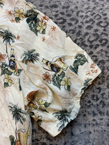 Big Dogs Hawaiian Shirt Men XL Its 5 o’clock Somewhere Vacation Button Up Palm - Picture 2 of 19