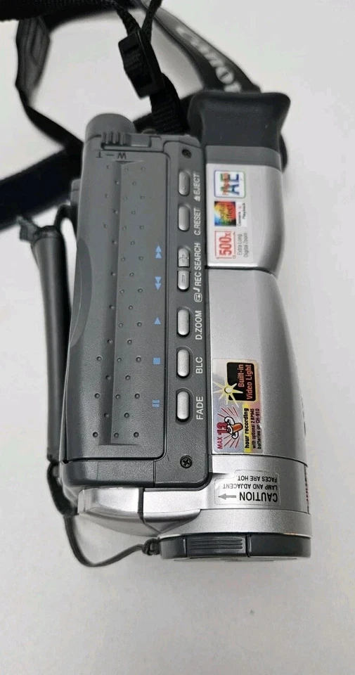 Canon ES50 ES50A 8mm Video8 Camcorder Camera Video Transfer Bundle Tested Works - Image 3 of 4