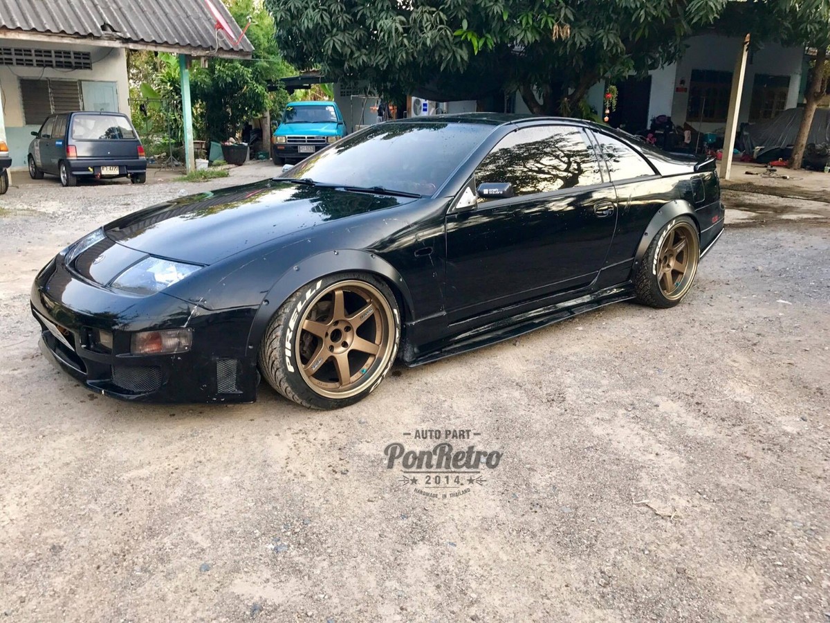 Fender Flares over wide body Kit metal for 300 zx nissan