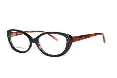 Dsquared2 DQ5110 005 Dark Havana Cat Eye 54-17-140mm Full Rim Unisex Eyeglasses