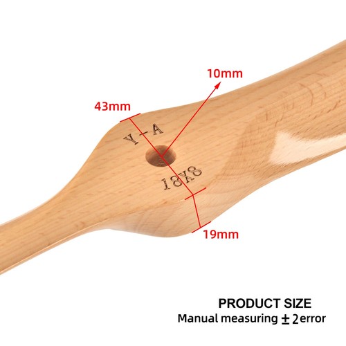 1PC Wood Wooden CW Propeller Prop For Gasoline RC Airplane 16x6 16x8 16x10 18x8 - Picture 22 of 34